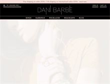 Tablet Screenshot of danibarbe.com